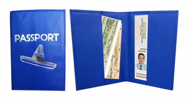 PORTA PASAPORTE IMPRESO