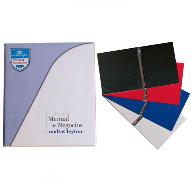 CARPETA DE VINIL CON CRISTAL