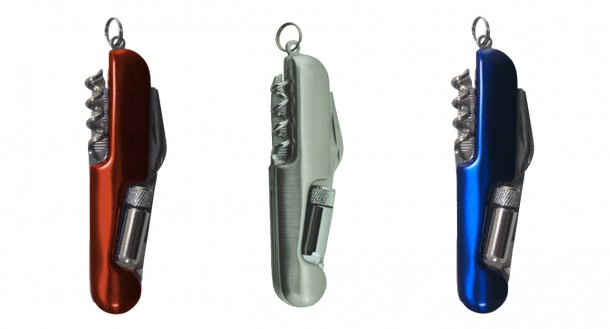 NAVAJA PUBLICITARIA CON LINTERNA