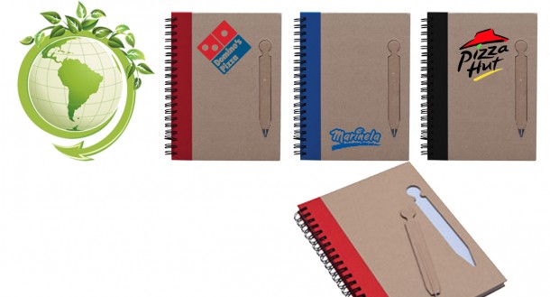 NOTEBOOK ECOLOGICO CON PLUMA